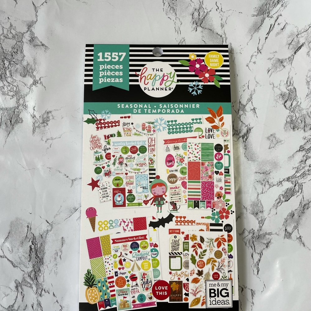 The Happy Planner 1557 piece Seasonal sticker
